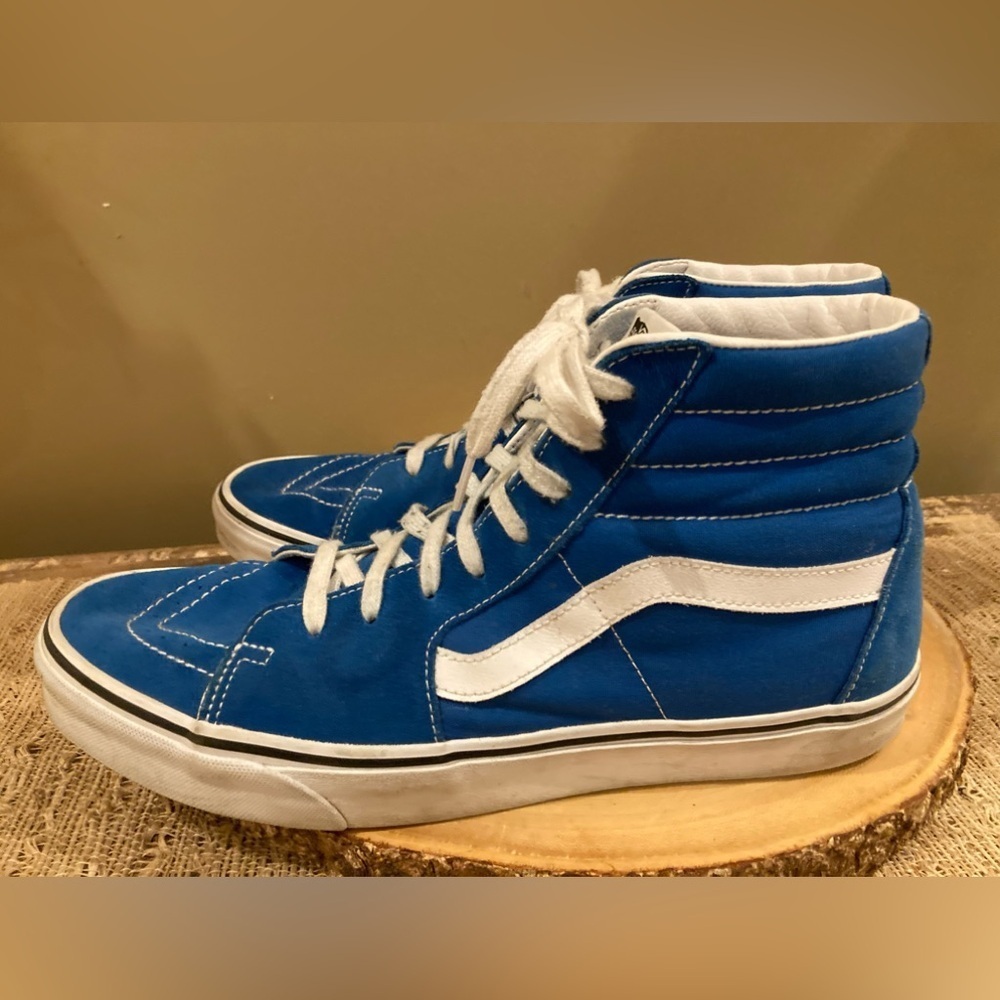 VANS‎ Sk8 Hi Tapered Color Theory Mediterranean Blue Skate Shoes Men’s Size-13